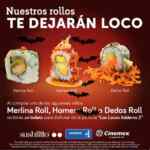 Compra los nuevos rollos de los Locos Addams en Sushi Itto y llévate de regalo un boleto para ver la película en Cinemex