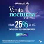 Venta Nocturna Vinoteca: hasta 25% de descuento este 27 y 28 de octubre