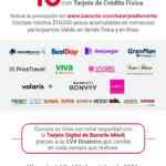 Hasta 15% de bonificación en viajes con tarjetas Banorte