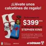 Compra libros de Stephen King en El Sótano y llévate de regalo calcetines edición especial