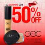 Flash Sale GOC Make Up: 50% de descuento en el segundo artículo en la tienda online