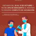 20% de descuento en Potzollcalli este fin de semana con tu certificado de vacunación