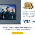 Promo Amazon Prime Visa: obtén 3 meses Gratis de servicio