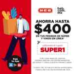 Cupón HEB hasta $400 de descuento en pedidos de súper y vinos en línea