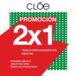 En Rojocanela 2x1 en todos los productos de la marca Cloe