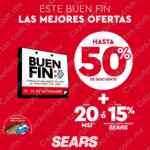 Sears Buen Fin 2021: hasta 50% de descuento + 20 msi o 15% adicional