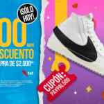 Cupón TAF Paypal de $500 de descuento en compras de $2,000