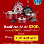 Cupón Walmart Buen Fin Irresistible 2021: $400 de descuento en hogar y cocina