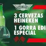 Promoción Heineken Wingstop: gorra de la Formula 1 Gratis en la compra de 3 cervezas