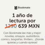 Bookmate Buen Fin 2021: Un año de lecturas ilimitadas por solo $639