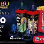 Combo Marvel Eternals Cinemex con vasos y figuras coleccionables