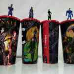 Combo Marvel Eternals Cinemex con vasos y figuras coleccionables