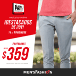 Ofertas Mens Fashion Buen Fin 2021: pantalones de vestir desde $359