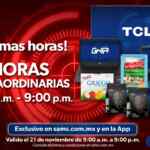 Sams Club Horas Extraordinarias Buen Fin Irresistible 21 de noviembre 2021