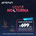 Venta Nocturna Aeromar: Vuelos sencillos desde $699 hoy hasta medio día