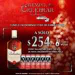 En Bodegas Alianza six de Tecate Gratis en la compra de un whisky Ballantines