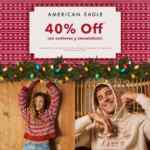En American Eagle 40% de descuento en suéteres y sweatshirts hasta hoy
