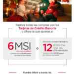Promo Banorte Navidad 2021: 6 meses sin intereses en compras de $3,000