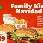 Burger King nuevo paquete Family King a $219 pesos