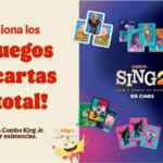 Juegos de cartas Sing 2 Gratis en combos Burger King Jr.