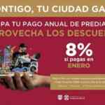CDMX Predial 2022 descuentos de hasta 8% durante enero y febrero CDMX Predial 2022 descuentos de hasta 8% durante enero y febrero