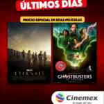 En Cinemex películas a precio de miércoles todos los días: Eternals y Ghostbusters El Legado