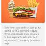 Cupón Burger King de $40 de descuento al hacer pedidos por DiDi Food