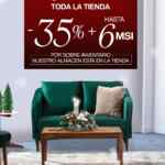 Liquidación Muebles Dico por sobre inventarios de 35% de descuento + 6 msi