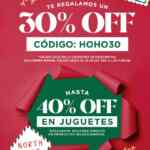 Cupón Navideño Enviaflores 30% de descuento adicional en productos ya rebajados