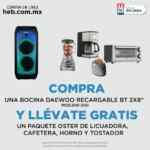 Promo HEB: compra un bafle y llévate electrodomésticos Oster Gratis Promo HEB: compra un bafle y llévate electrodomésticos Oster Gratis