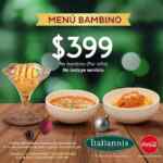 Promo Italiannis Menú Cena de Año Nuevo 2022