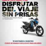 Curso de manejo de moto para mujeres GRATIS cortesía de Italika