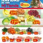Ofertas Mi Tienda del Ahorro en frutas, verduras y carnes del 28 al 30 de diciembre