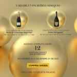 Promoción de Navidad Tarjeta Palacio: dobles puntos + champaña Gratis