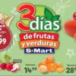 Ofertas S-Mart 3 días de frutas y verduras del 28 al 31 de diciembre