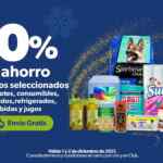 En Sam's Club 10% de ahorro en abarrotes y consumibles seleccionados sólo el 1 y 2 de diciembre