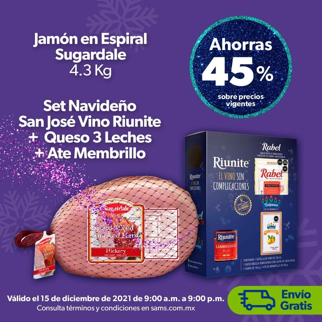 Sams Club Horas Extraordinarias Navidad 15 de diciembre 2021 - Cazaofertas  México