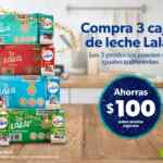 En Sams Club $100 de descuento en la compra de 3 cajas de leche Lala