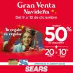 Venta Navideña Sears 9 al 12 de diciembre: hasta 50% de descuento + 10% adicional + 20 msi