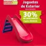 Cupón Soriana.com de 30% de descuento en juguetes de exterior