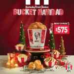 En KFC nuevo Bucket de Navidad con 24 piezas por $575