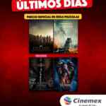 En Cinemex películas a precio de miércoles todos los días: Eternals, Venom, Chernóbil y más