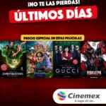 Cinemex películas a precio de miércoles: Encanto, Gostbusters, La Casa Gucci y más Cinemex películas a precio de miércoles: Encanto, Gostbusters, La Casa Gucci y más