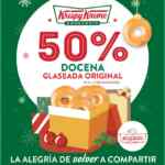 En Krispy Kreme 50% de descuento en docenas glaseadas este fin de semana