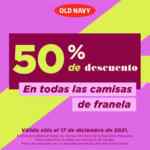 En Old Navy camisas de franela a mitad de precio hoy