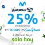 Promoción de Navidad Movistar: 25% de descuento en todos los smartphones hoy 25 de diciembre Promoción de Navidad Movistar: 25% de descuento en todos los smartphones hoy 25 de diciembre