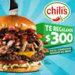 Cupón Chilis 2022 de $300 pesos de descuento