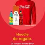 Cupón Coca-Cola sudadera de regalo en compras de $449 o más