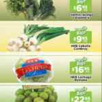 Ofertas HEB 7 días de precios bajos en frutas y verduras del 25 al 31 de enero 2022
