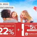En Hoteles.com 22% de descuento en hoteles + cupón del 5% adicional